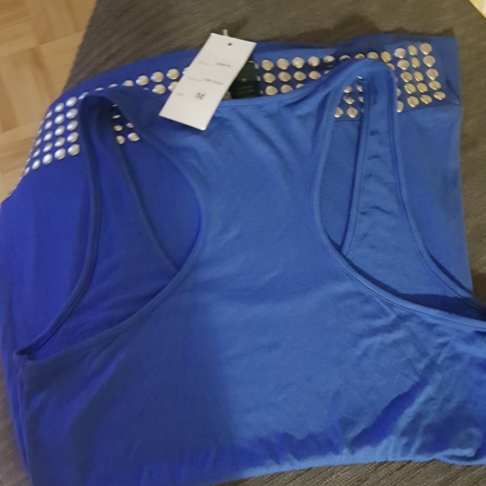 Blue Rain Cobalt Blue Tank Top